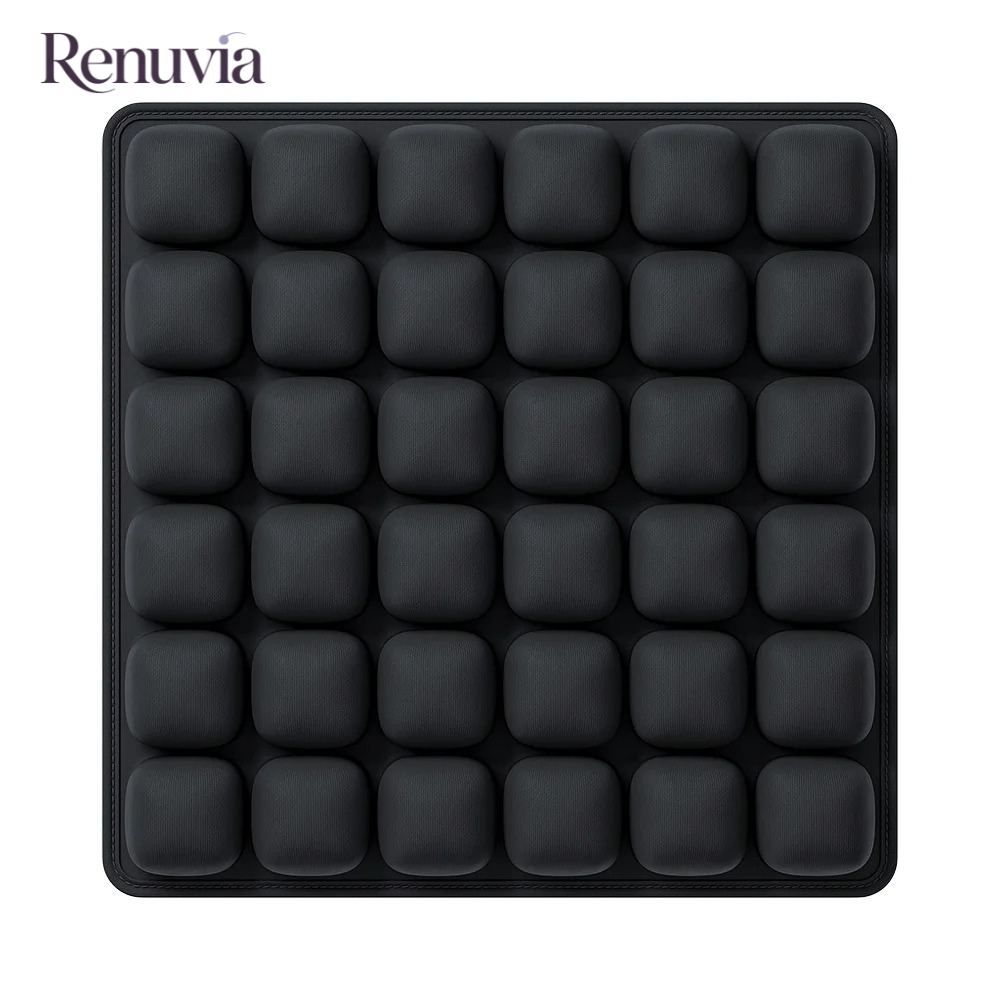 Renuvia Air Relieva ergonomic air seat 
cushion for back and hip pain relief